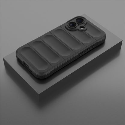 For iPhone 16 TPU Case Scratch-Resistant Rugged Back Soft Phone Cover