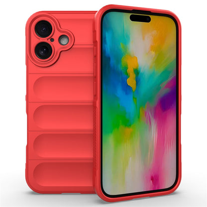 For iPhone 16 TPU Case Scratch-Resistant Rugged Back Soft Phone Cover