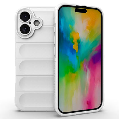 For iPhone 16 TPU Case Scratch-Resistant Rugged Back Soft Phone Cover