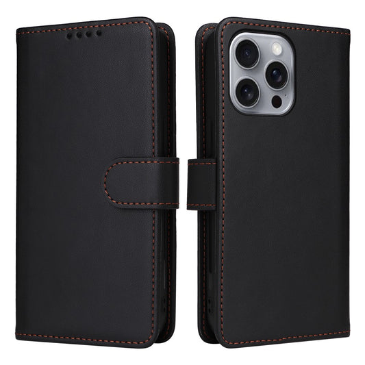For iPhone 16 Pro Max Magnetic Case BETOPNICE Detachable PU Leather Phone Cover with Strap
