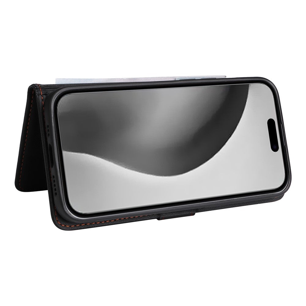 For iPhone 16 Pro Max Magnetic Case BETOPNICE Detachable PU Leather Phone Cover with Strap