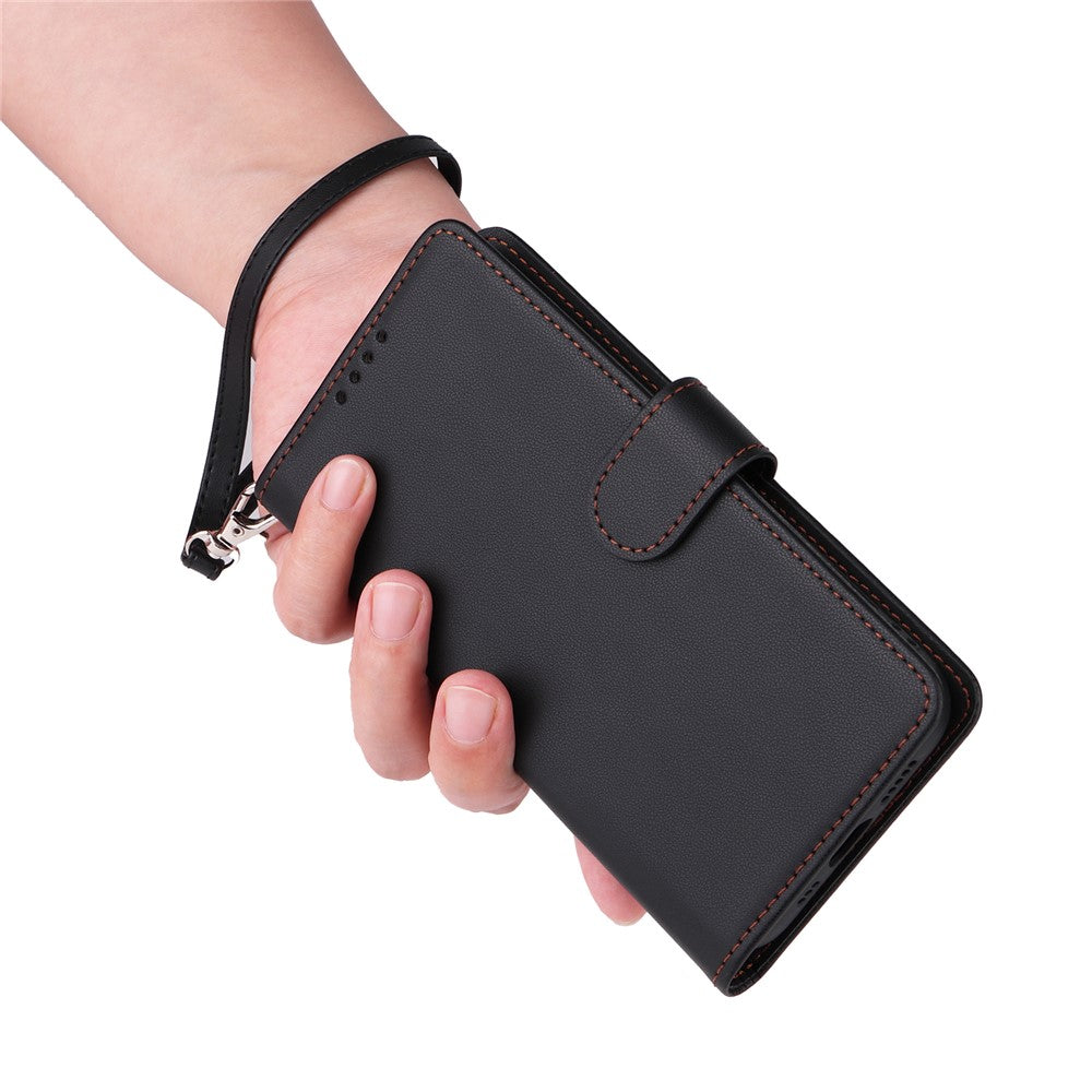 For iPhone 16 Pro Max Magnetic Case BETOPNICE Detachable PU Leather Phone Cover with Strap