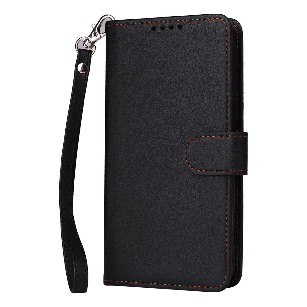 For iPhone 16 Pro Max Magnetic Case BETOPNICE Detachable PU Leather Phone Cover with Strap