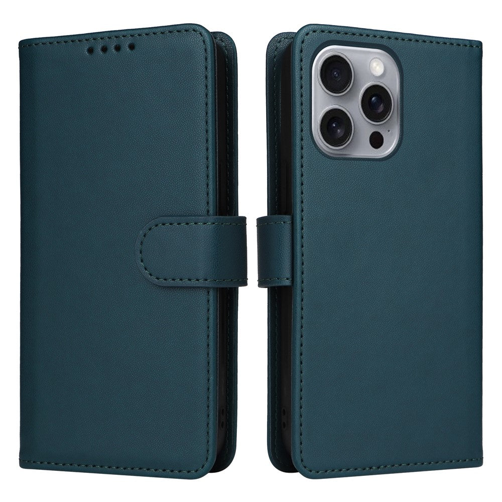 For iPhone 16 Pro Max Magnetic Case BETOPNICE Detachable PU Leather Phone Cover with Strap