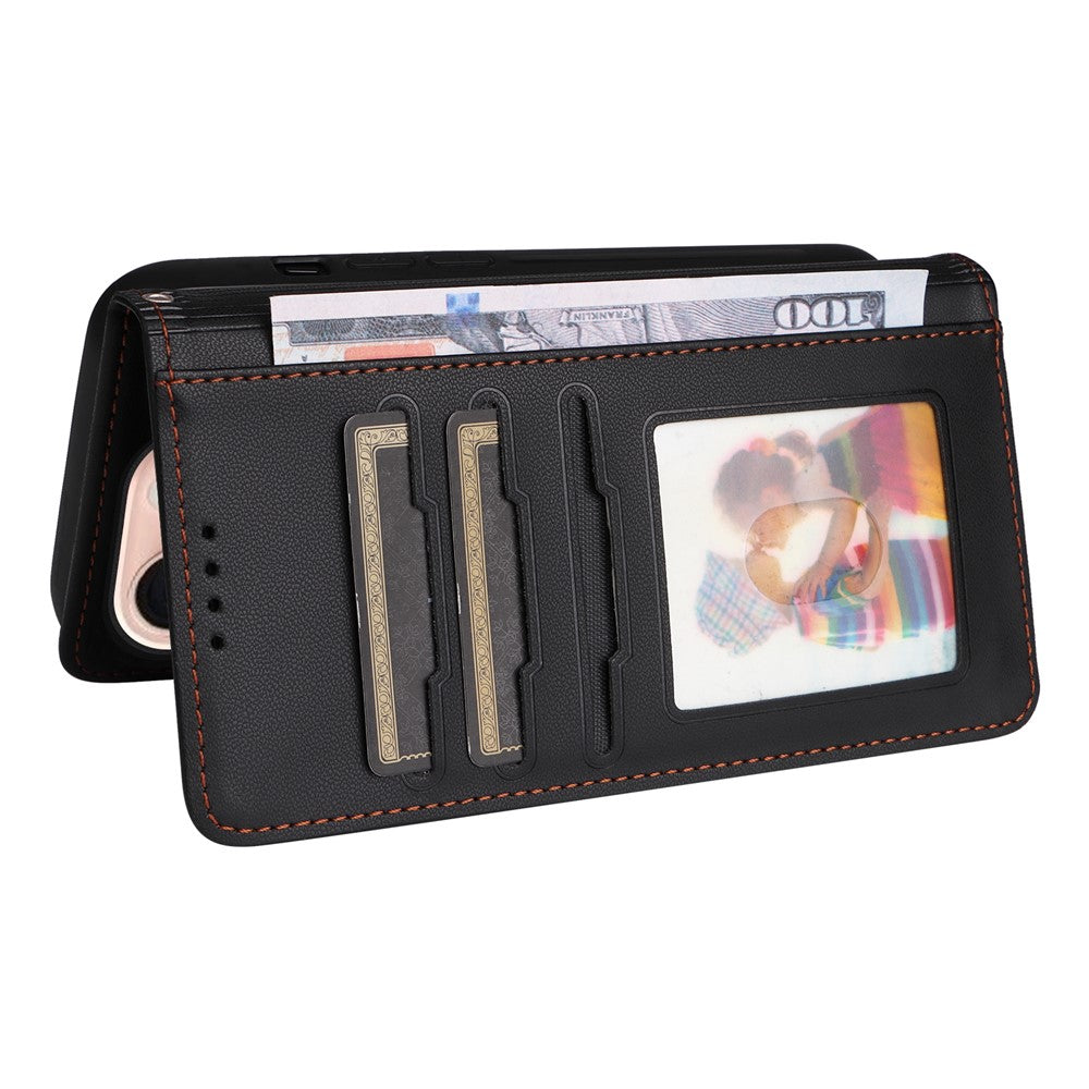 For iPhone 16 Pro Magnetic Case BETOPNICE Detachable PU Leather Phone Cover with Strap