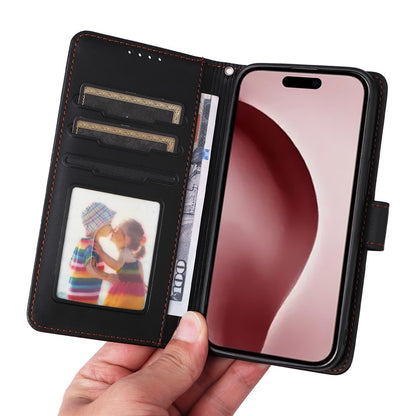 For iPhone 16 Pro Magnetic Case BETOPNICE Detachable PU Leather Phone Cover with Strap