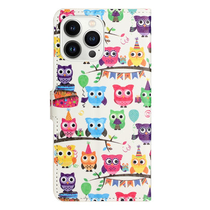 For iPhone 16 Pro Max Case PU Leather Wallet Phone Cover Pattern Print