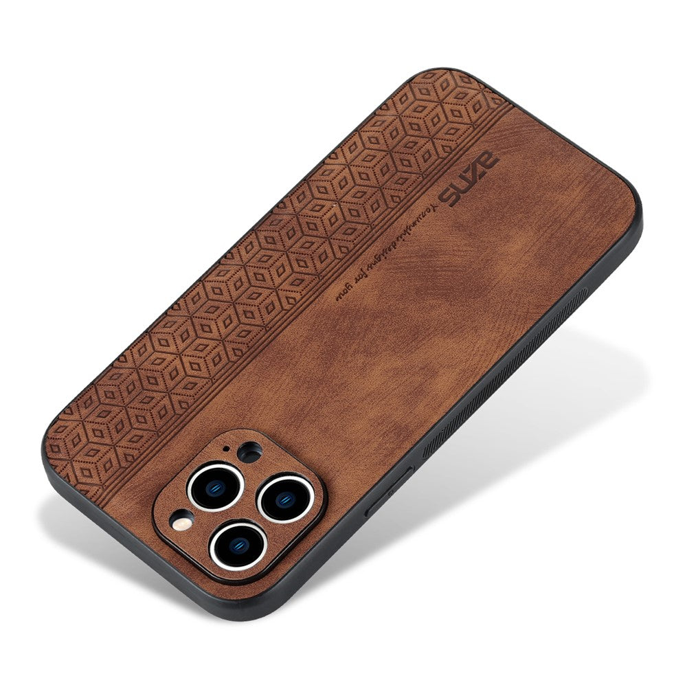 AZNS For iPhone 16 Pro Max Case Anti-Drop PU Leather+TPU Phone Cover