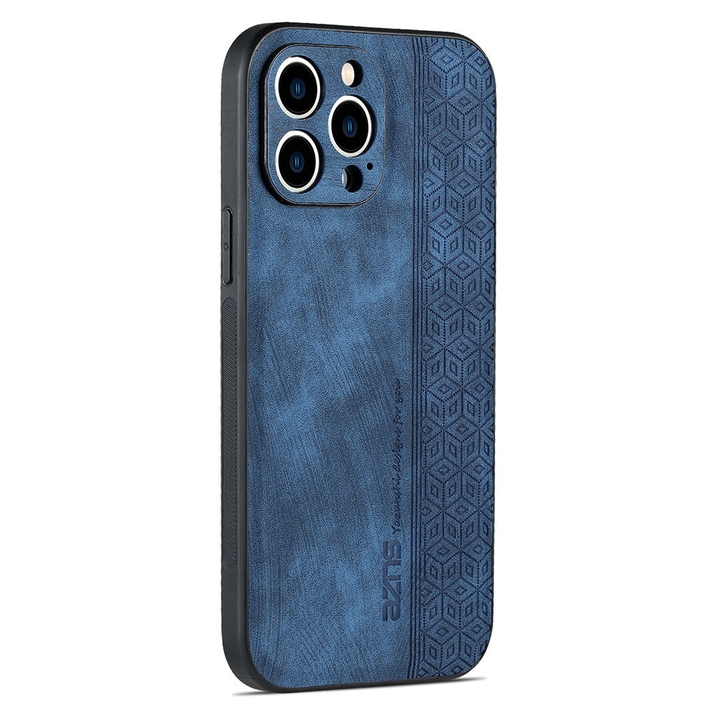AZNS For iPhone 16 Pro Max Case Anti-Drop PU Leather+TPU Phone Cover