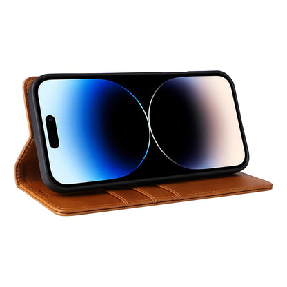 For iPhone 14 Pro Case PU Leather Phone Cover with RFID Blocking Wallet