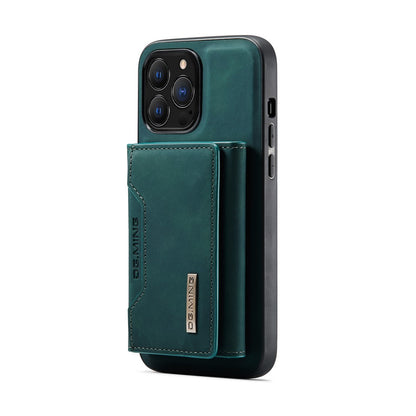 DG.MING M2 Series for iPhone 16 Pro Case PU+PC+TPU Phone Cover Detachable Wallet