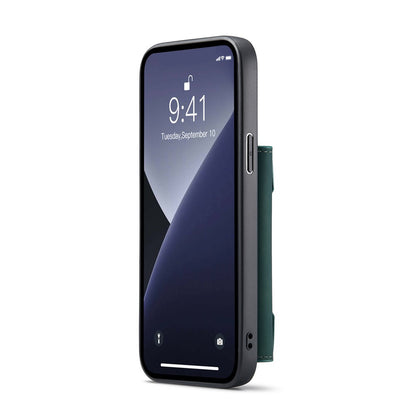 DG.MING M2 Series for iPhone 16 Pro Case PU+PC+TPU Phone Cover Detachable Wallet