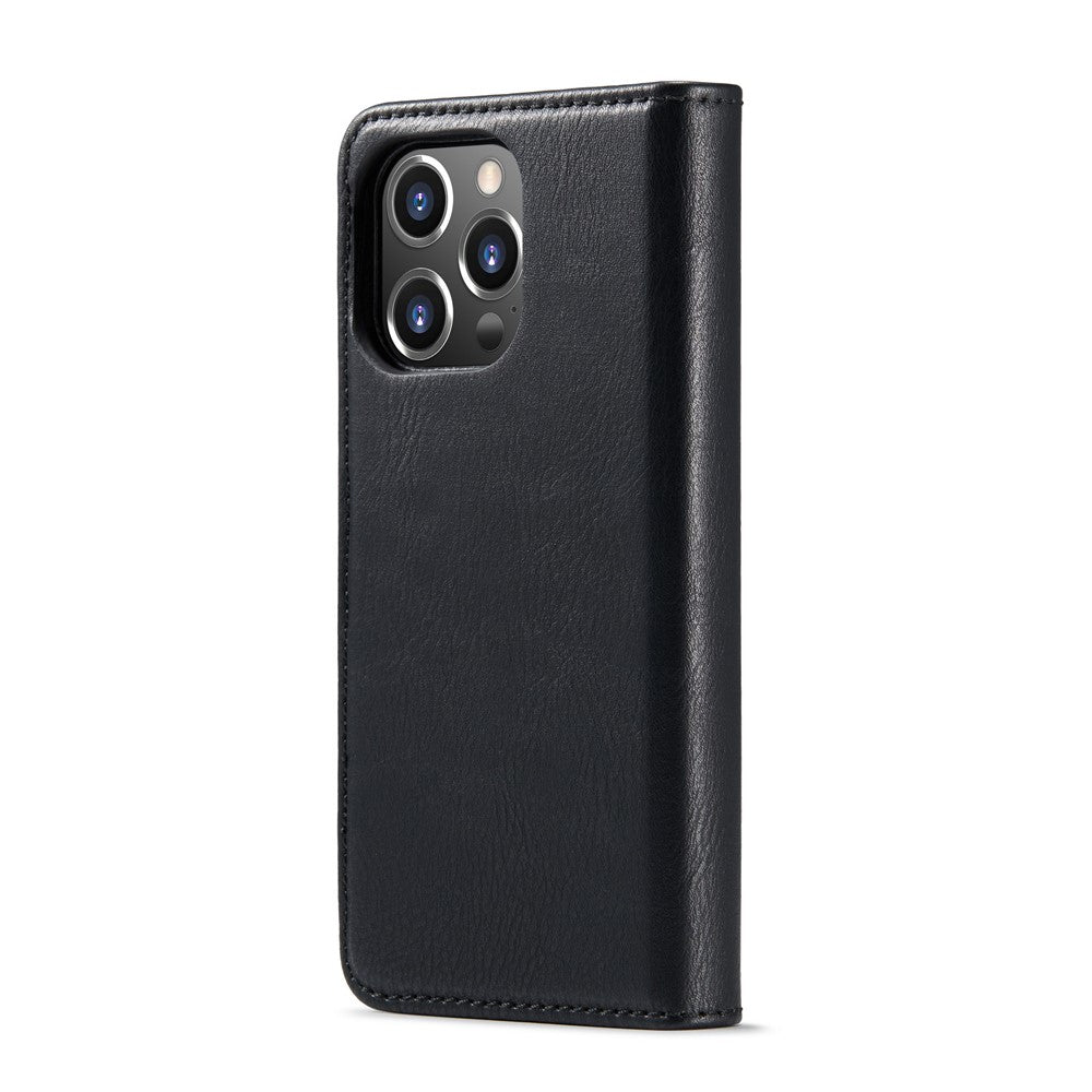DG.MING for iPhone 16 Pro Case Detachable Split Leather Phone Cover