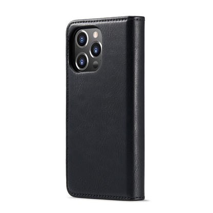 DG.MING for iPhone 16 Pro Case Detachable Split Leather Phone Cover