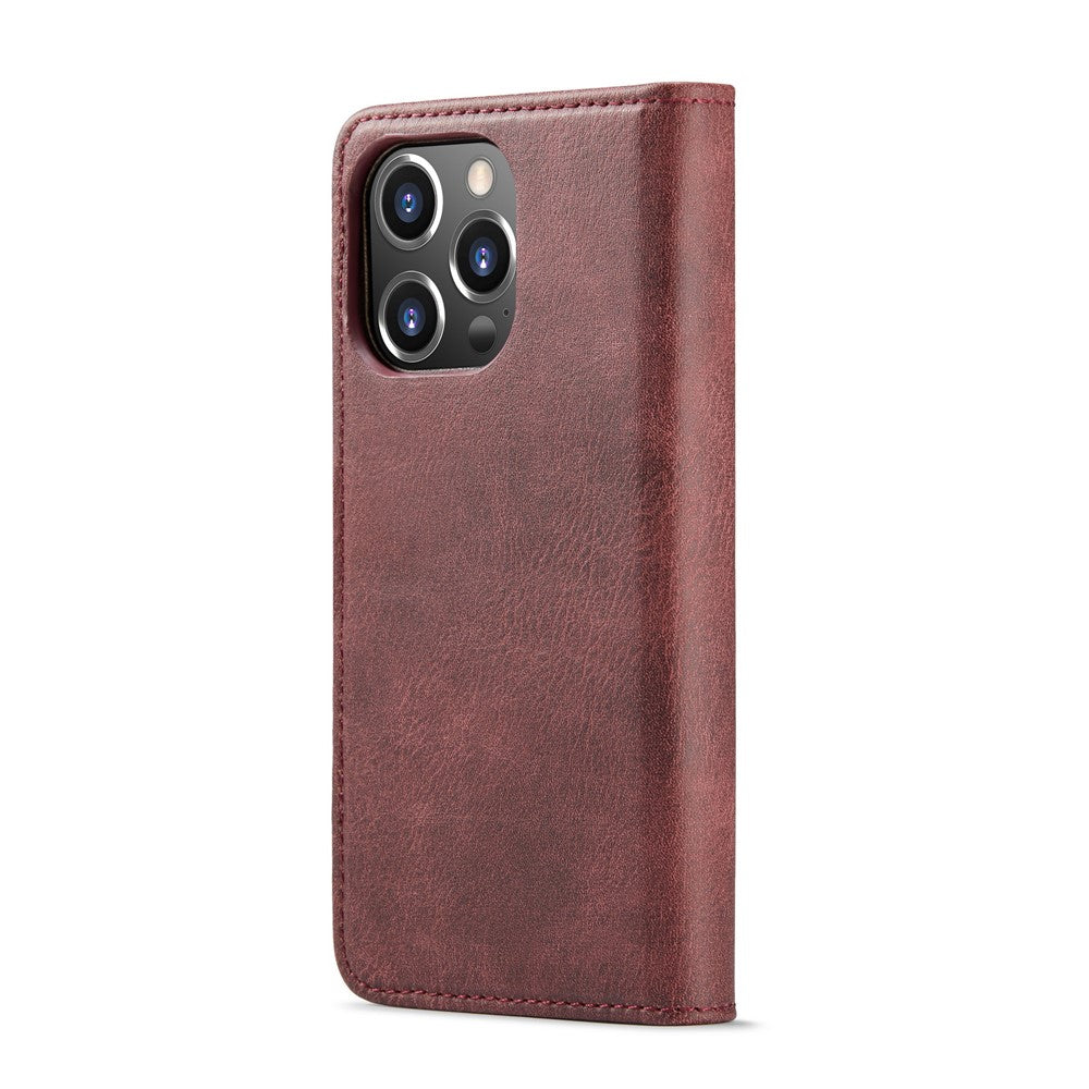 DG.MING for iPhone 16 Pro Max Case Detachable Split Leather Phone Cover