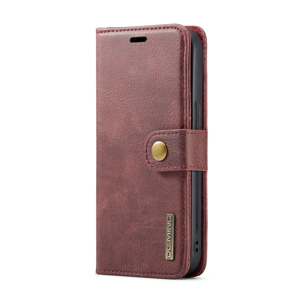 DG.MING for iPhone 16 Pro Max Case Detachable Split Leather Phone Cover