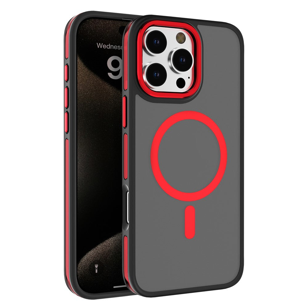 C1 Series For iPhone 14 Pro Magnetic Case Matte TPU+PC Phone Cover Compatible with MagSafe