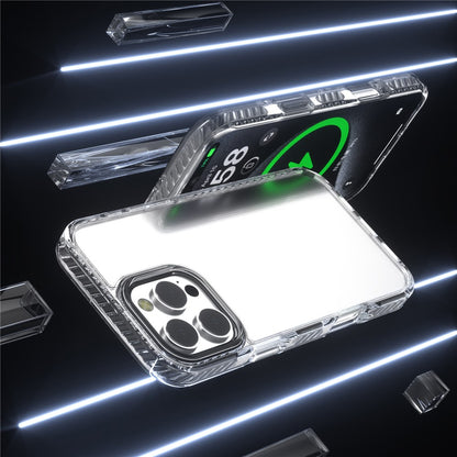 For iPhone 14 Pro Clear Phone Case PC+TPU Shell Anti-Scratch Phone Cover
