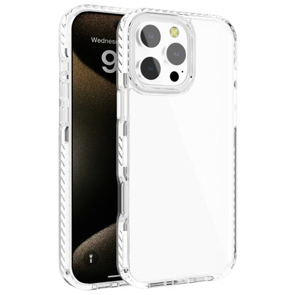 For iPhone 14 Pro Clear Phone Case PC+TPU Shell Anti-Scratch Phone Cover