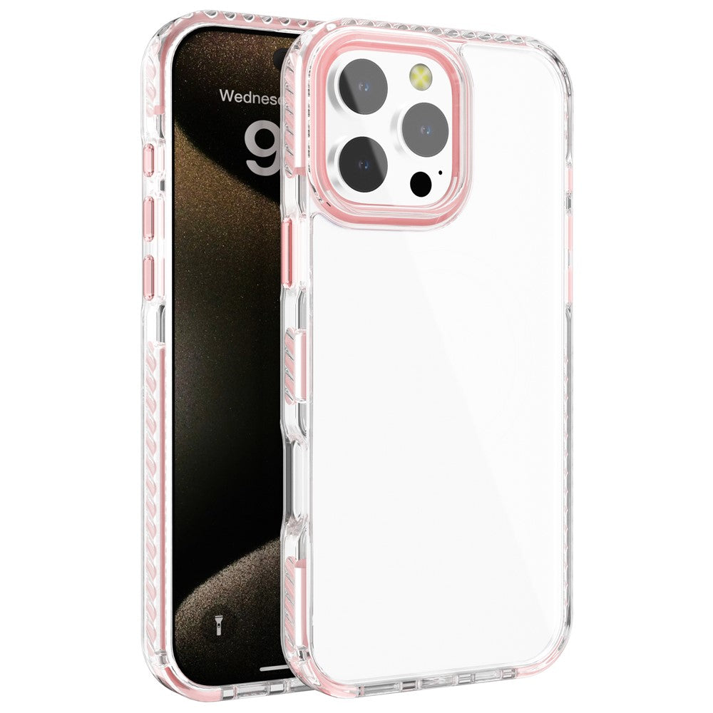 For iPhone 14 Pro Clear Phone Case PC+TPU Shell Anti-Scratch Phone Cover