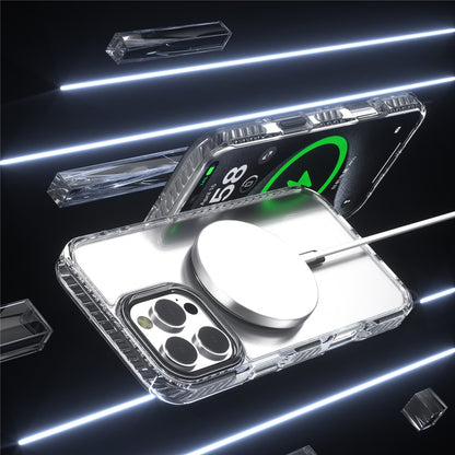 For iPhone 14 Pro Case Compatible with MagSafe PC+TPU Cover with Long Lanyard