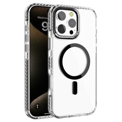 For iPhone 14 Pro Clear Phone Case PC+TPU Shell Compatible with MagSafe Phone Cover