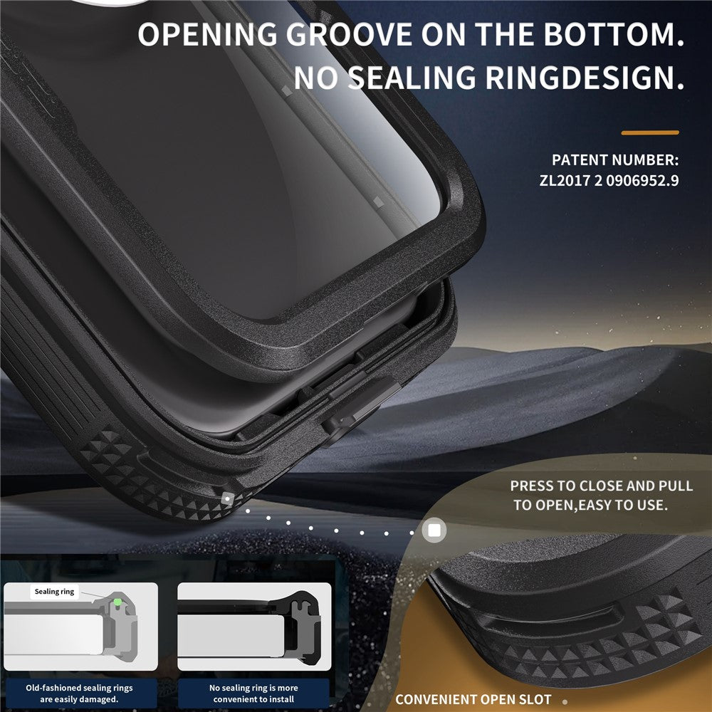 SHELLBOX For iPhone 16 Pro IP68 Waterproof Case Compatible with MagSafe Clear Phone Cover