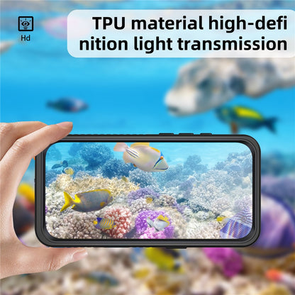 REDPEPPER FS Series For iPhone 16 Pro Max Phone Case IP68 Waterproof Clear Back Panel Phone Cover