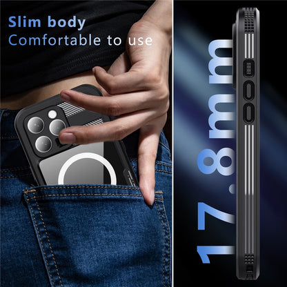 REDPEPPER For iPhone 16 Pro Max Case Compatible with MagSafe IP68 Waterproof Clear Phone Cover