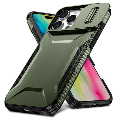 For iPhone 16 Pro Max Case Camshield TPU+PC Phone Cover Non-Slip Side Edge