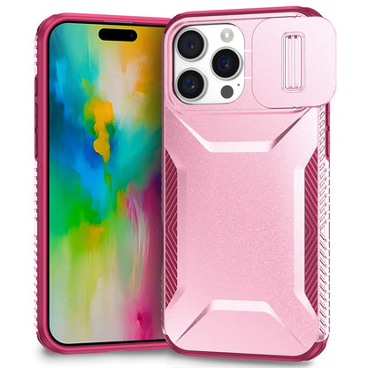 For iPhone 16 Pro Max Case Camshield TPU+PC Phone Cover Non-Slip Side Edge