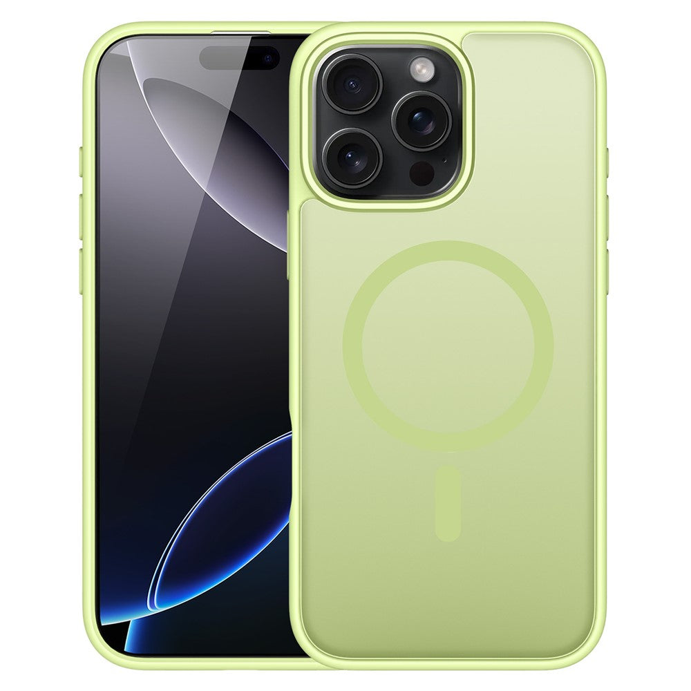 DUX DUCIS Yind Series For iPhone 16 Pro Magnetic Case Airbag Corners PC+TPU Matte Phone Cover