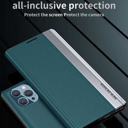 For iPhone 16 Pro Max Case Anti-Drop Leather Phone Cover with Stand