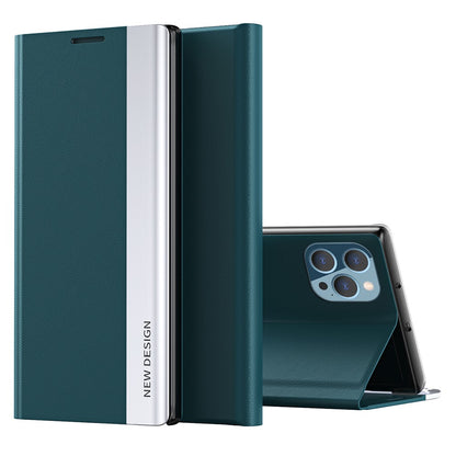 For iPhone 16 Pro Max Case Anti-Drop Leather Phone Cover with Stand