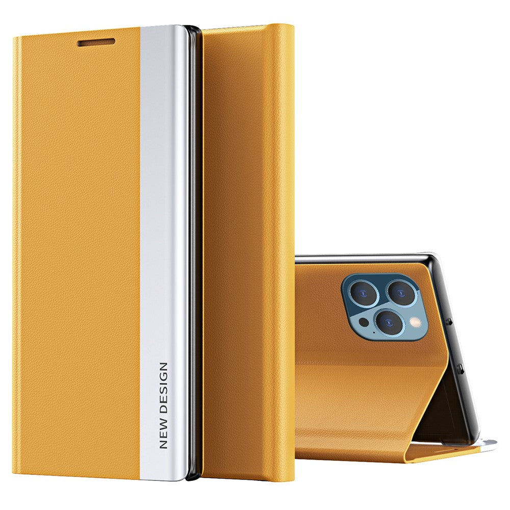 For iPhone 16 Pro Max Case Anti-Drop Leather Phone Cover with Stand
