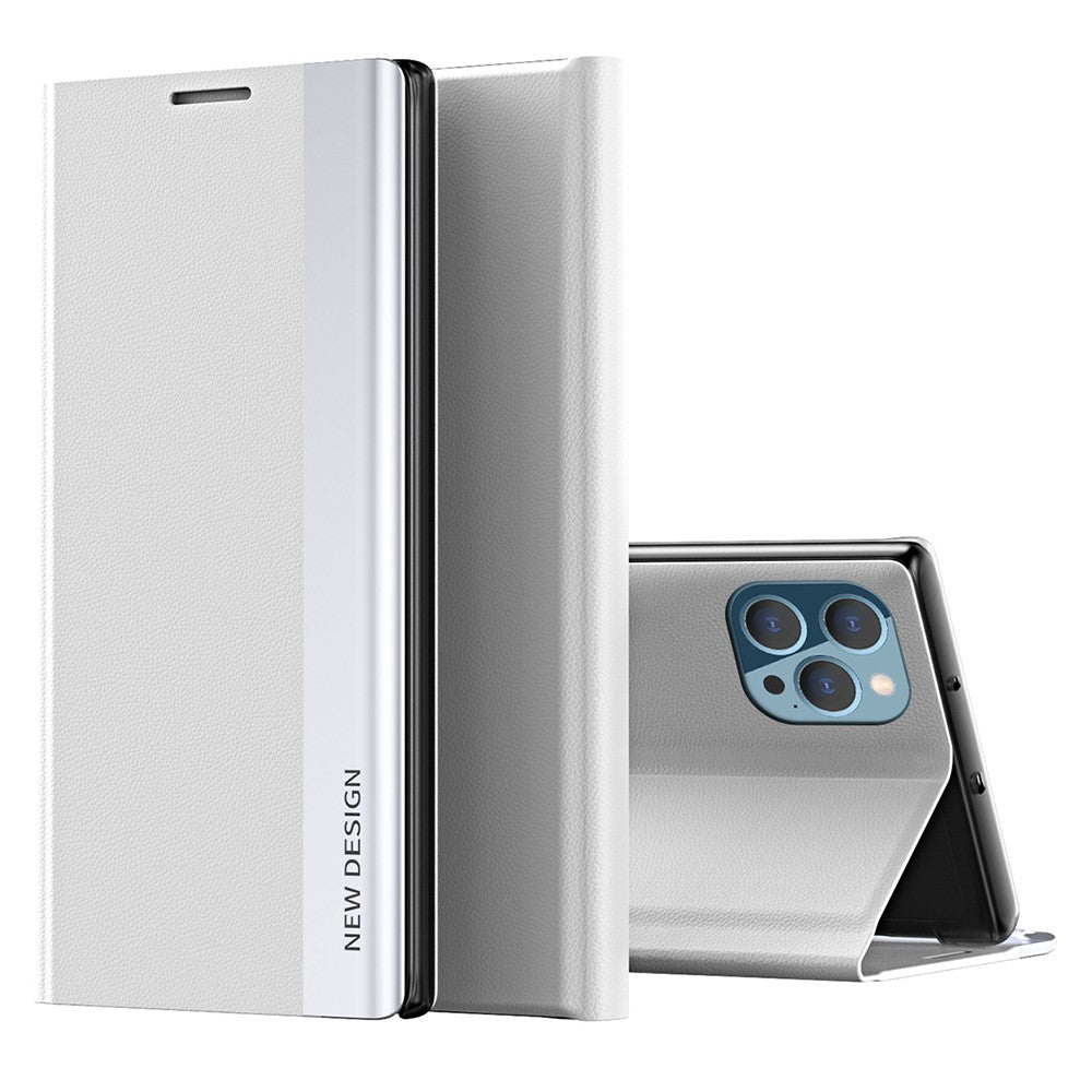 For iPhone 16 Pro Max Case Anti-Drop Leather Phone Cover with Stand