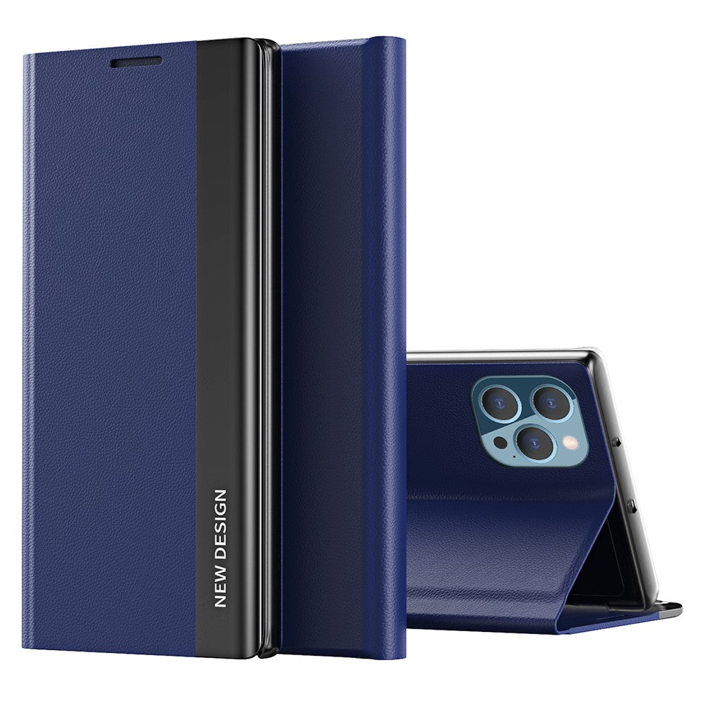 For iPhone 16 Pro Max Case Anti-Drop Leather Phone Cover with Stand