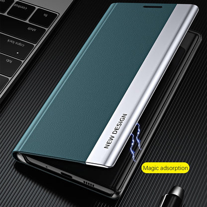 For iPhone 16 Case Anti-Drop Leather Phone Cover with Stand