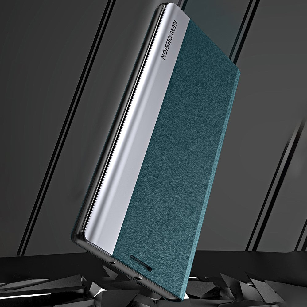 For iPhone 16 Case Anti-Drop Leather Phone Cover with Stand
