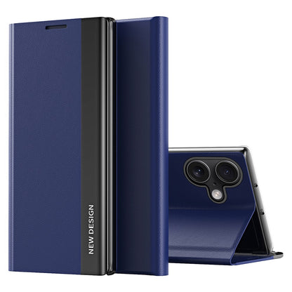 For iPhone 16 Case Anti-Drop Leather Phone Cover with Stand