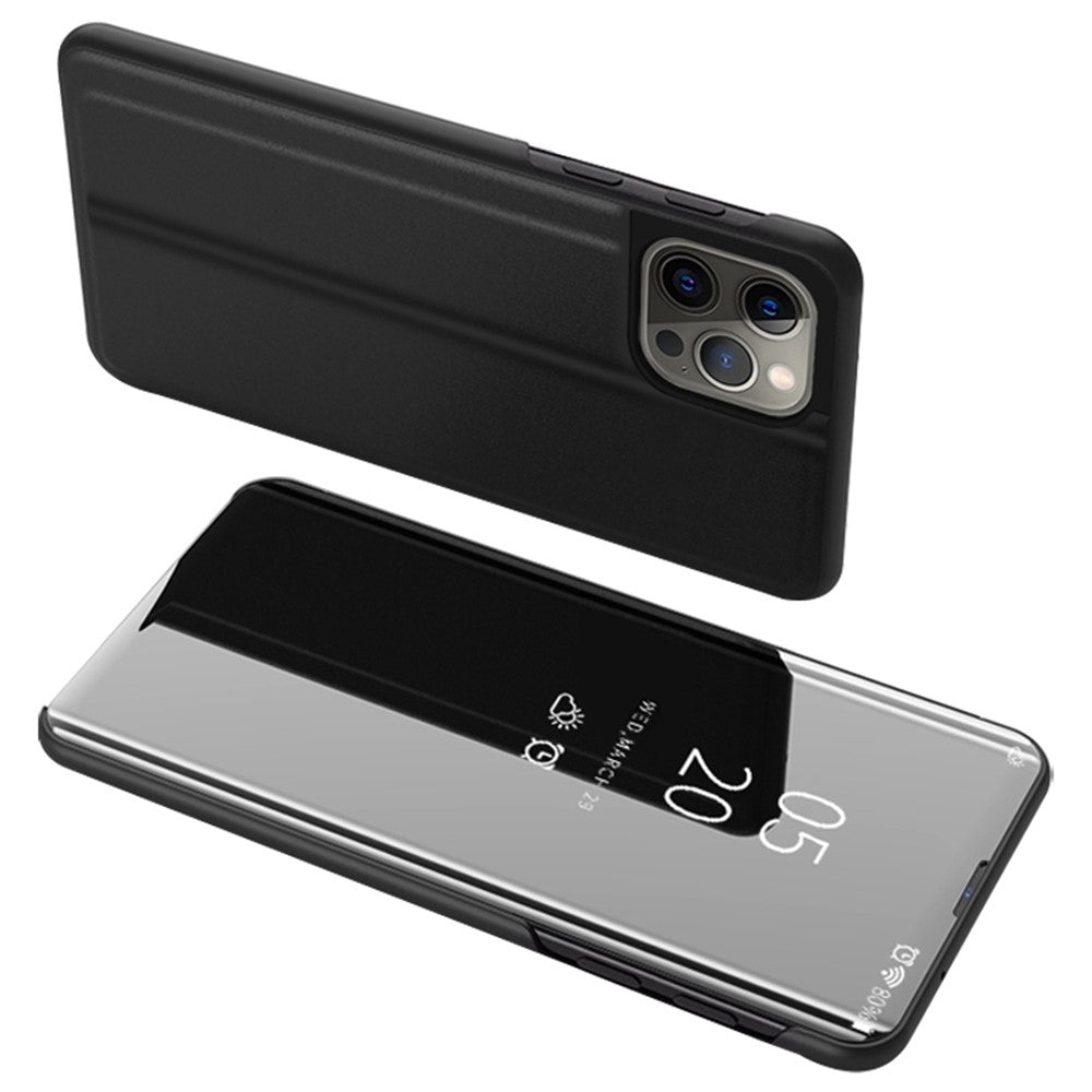 For iPhone 16 Pro Flip Leather Cover with Stand Full Body Protective Phone Case