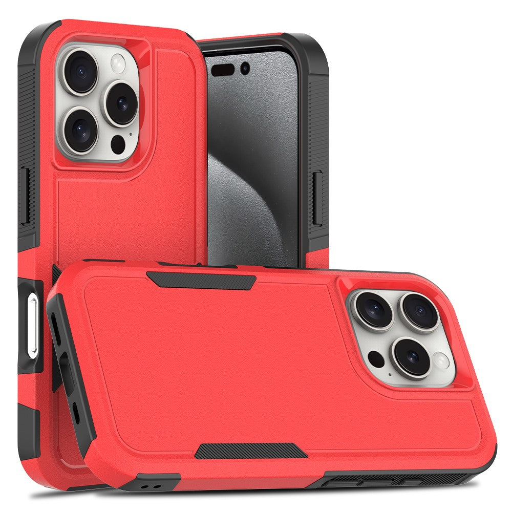 For iPhone 16 Pro Case 2-in-1 PC+TPU Shockproof Phone Cover