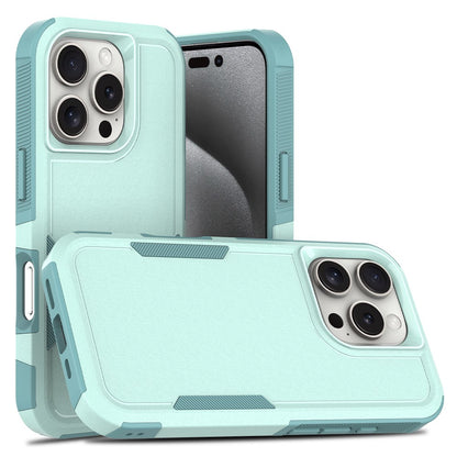 For iPhone 16 Pro Case 2-in-1 PC+TPU Shockproof Phone Cover