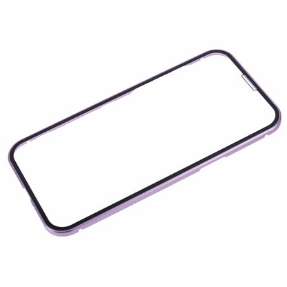 For iPhone 16 Pro Max Full Body Case Magnetic Tempered Glass Double-Sided Phone Case