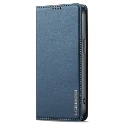 LC.IMEEKE L1 Series for iPhone 15 Case PU Leather Wallet Stand Protective Phone Cover