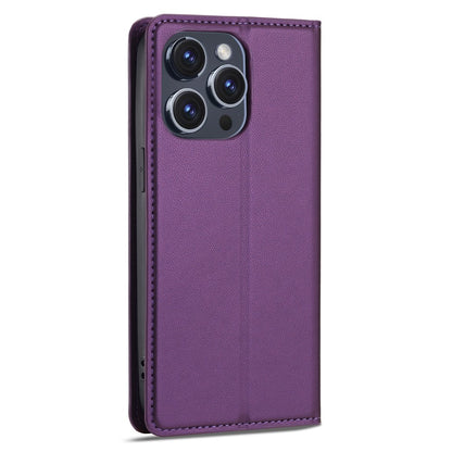 LC.IMEEKE L1 Series for iPhone 14 Pro Case PU Leather Wallet Stand Protective Phone Cover