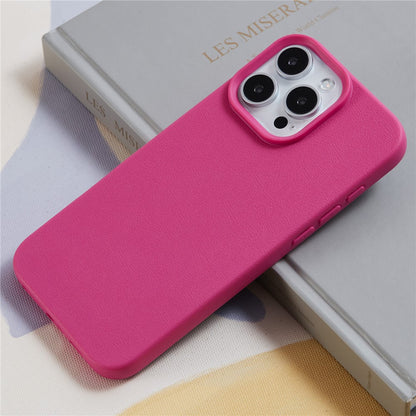 For iPhone 16 Pro Max Case Litchi Texture TPU Shockproof Phone Cover