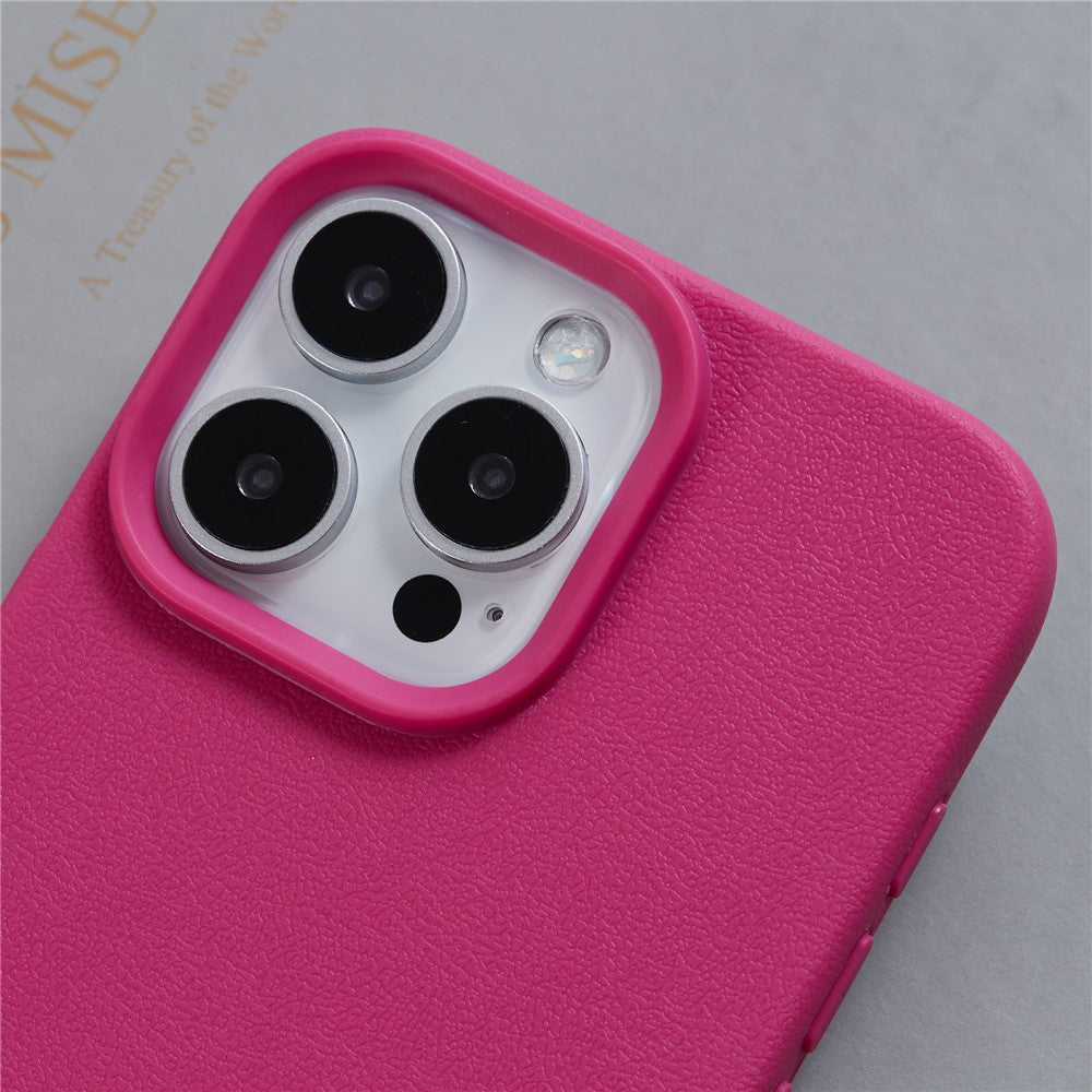 For iPhone 16 Pro Max Case Litchi Texture TPU Shockproof Phone Cover