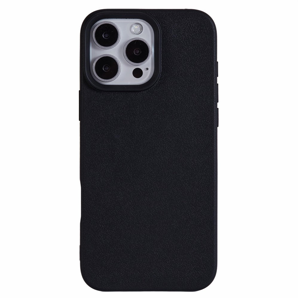 For iPhone 16 Pro Max Case Litchi Texture TPU Shockproof Phone Cover