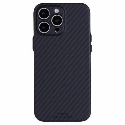 X-LEVEL For iPhone 16 Pro Magnetic Case Ultra-Thin PC Hard Phone Cover Carbon Fiber Texture